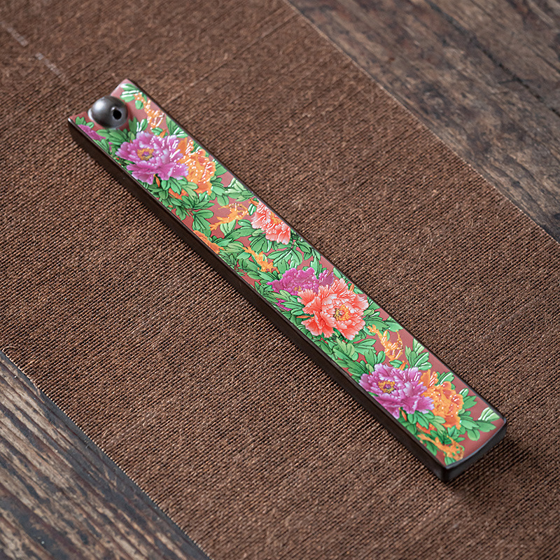 Enamel Wire Incense Burner Incense Insert Ornaments Ceramic Creative Tea Ceremony Enshrines Antique Lying Incense Burner Household Cloisonne Sandalwood Incense Burner - Image 6