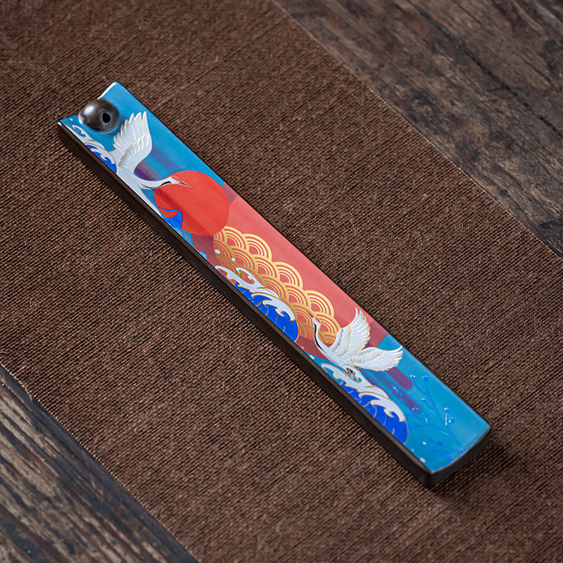 Enamel Wire Incense Burner Incense Insert Ornaments Ceramic Creative Tea Ceremony Enshrines Antique Lying Incense Burner Household Cloisonne Sandalwood Incense Burner - Image 4