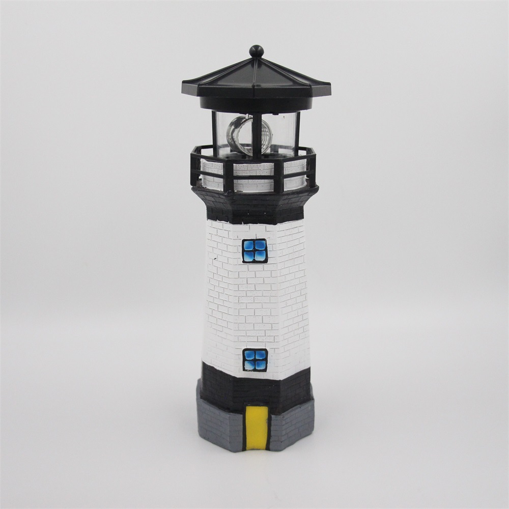 Lighthouse Shape Solar LED Light Garden Fence Yard Outdoor Decoration - Image 2