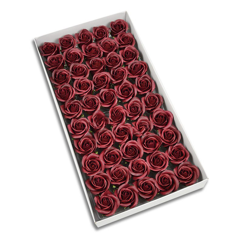 Three-layer Rose Soap Flower Head Simulation Flower Soap Flower Bouquet - Image 4