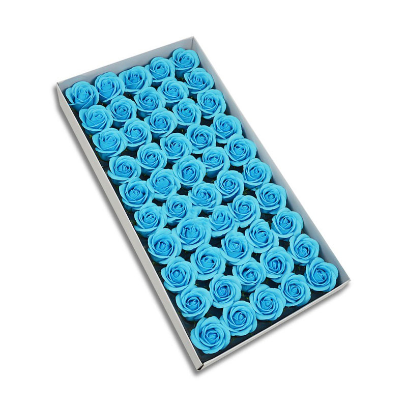 Three-layer Rose Soap Flower Head Simulation Flower Soap Flower Bouquet - Image 3