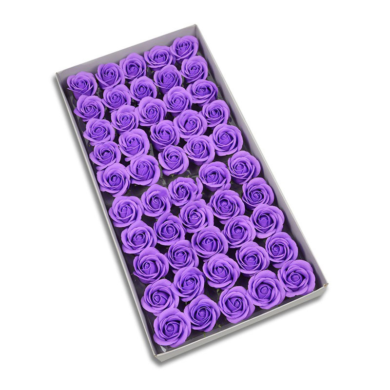 Three-layer Rose Soap Flower Head Simulation Flower Soap Flower Bouquet - Image 6
