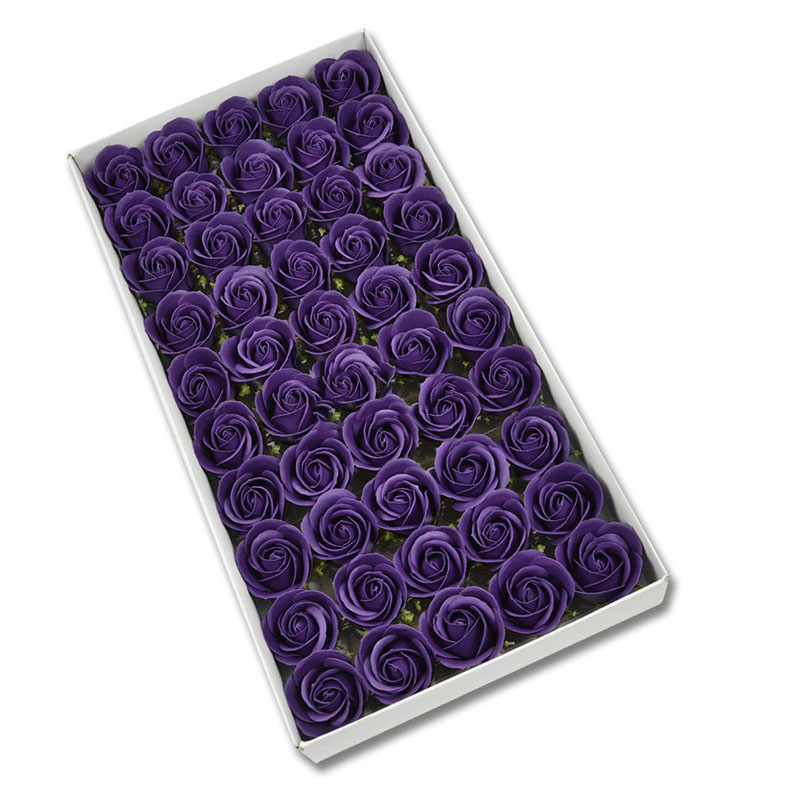 Three-layer Rose Soap Flower Head Simulation Flower Soap Flower Bouquet - Image 11
