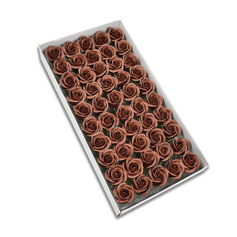 Three-layer Rose Soap Flower Head Simulation Flower Soap Flower Bouquet - Image 12