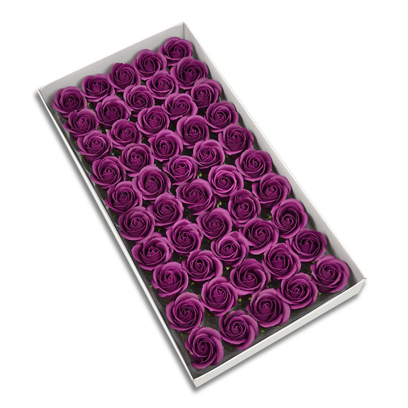 Three-layer Rose Soap Flower Head Simulation Flower Soap Flower Bouquet - Image 13