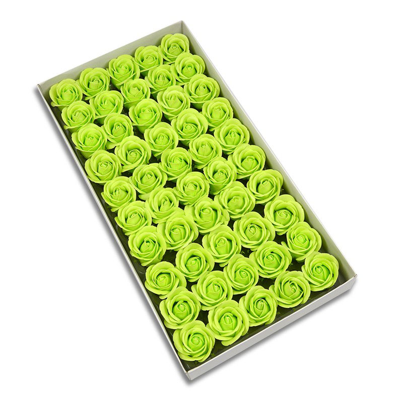 Three-layer Rose Soap Flower Head Simulation Flower Soap Flower Bouquet - Image 14
