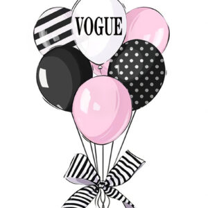 Watercolor Balloon Bouquet Plant Beauty Wedding Fashion Festive Living Room Decoration Painting Picture