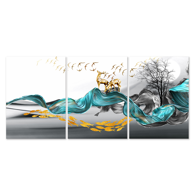 Yipinge Custom Decorative Painting Canvas Core Framed Unframed Painting Nordic High-definition Inkjet - Image 4