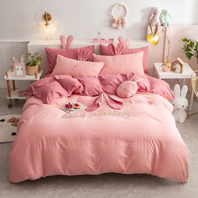 Princess Style Spring And Summer Girl Heart Quilt Bedding - Image 8