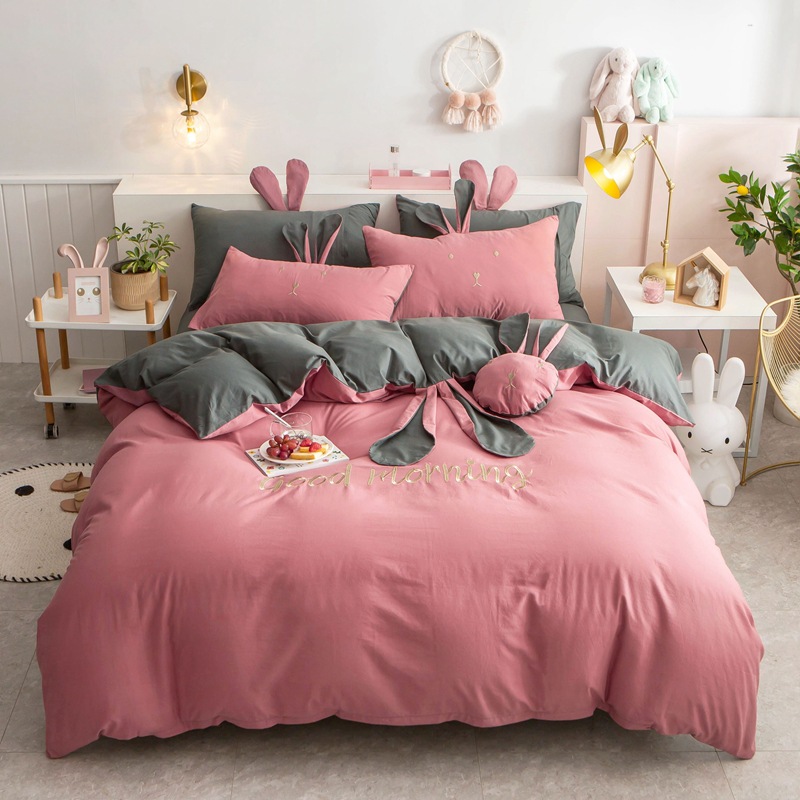 Princess Style Spring And Summer Girl Heart Quilt Bedding - Image 7