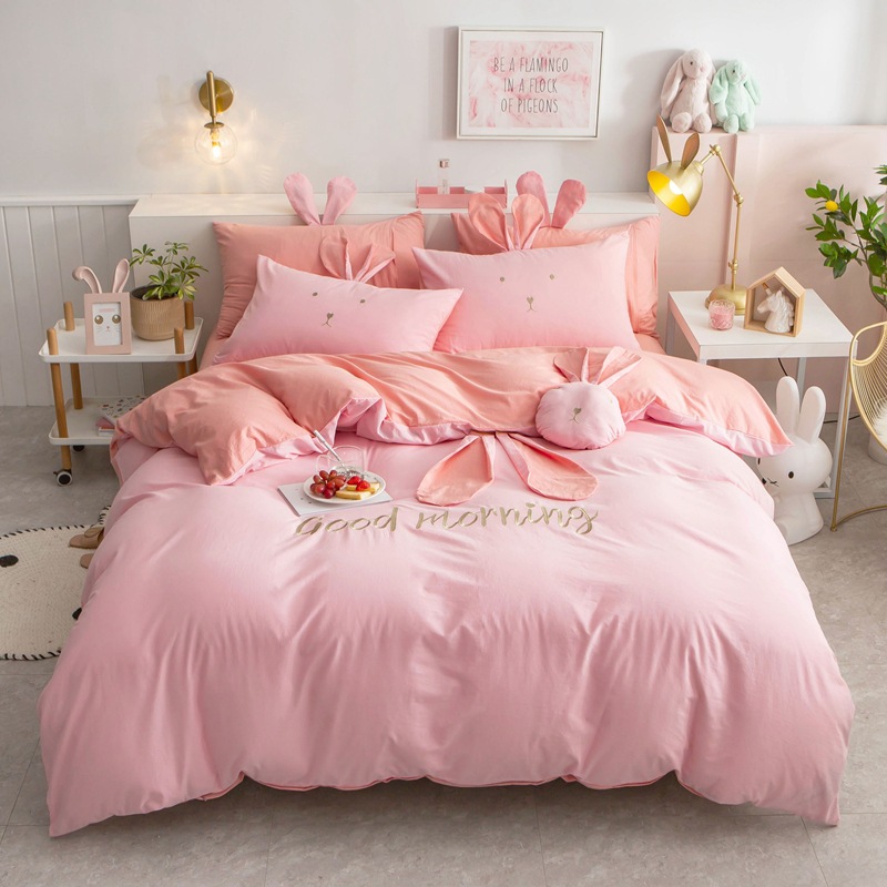 Princess Style Spring And Summer Girl Heart Quilt Bedding - Image 5