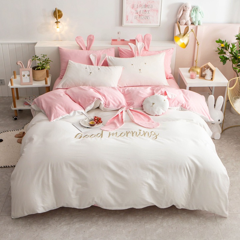 Princess Style Spring And Summer Girl Heart Quilt Bedding - Image 6