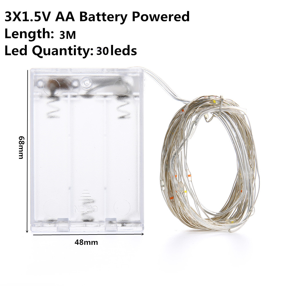 Christmas Light Led Outdoor Battery USB Powered 2m 5m10m String Lights Cooper Wire Garland Wedding Party Decoration Fairy Lights - Image 7