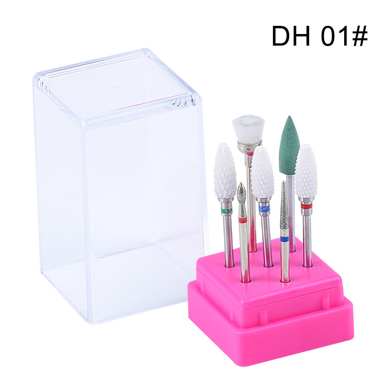 Nail tungsten steel alloy polishing head