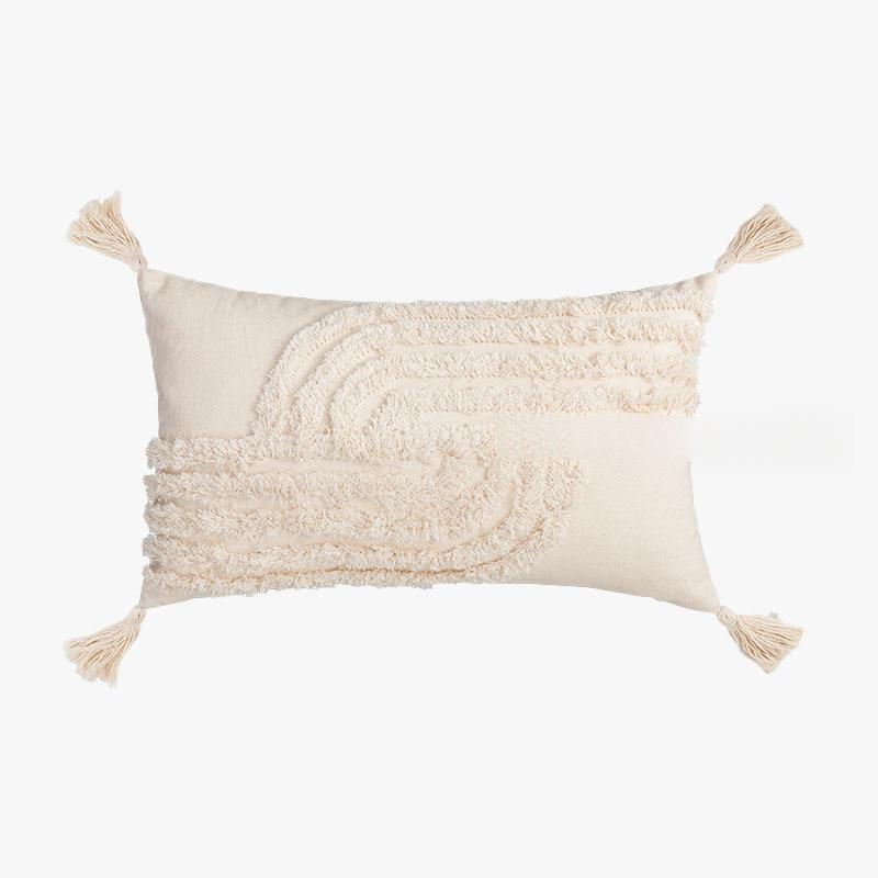 Geometric Patterned Waist Support Pillow Decorative Lumbar Cushion For Sofa Bed Chair Backrest Home Decor - Image 8