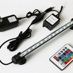Aquarium Waterproof Lighting Rainbow Color Changing Small Colored Water Grass Lamp