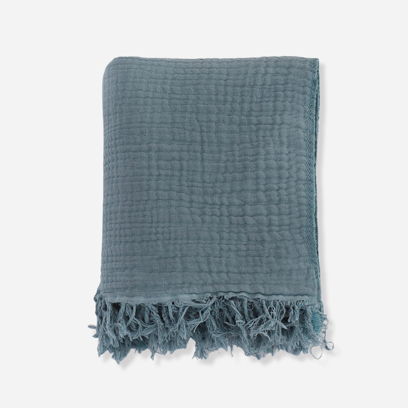 High-density Gauze Baby Bath Towel Pure Cotton Crepe Fabric
