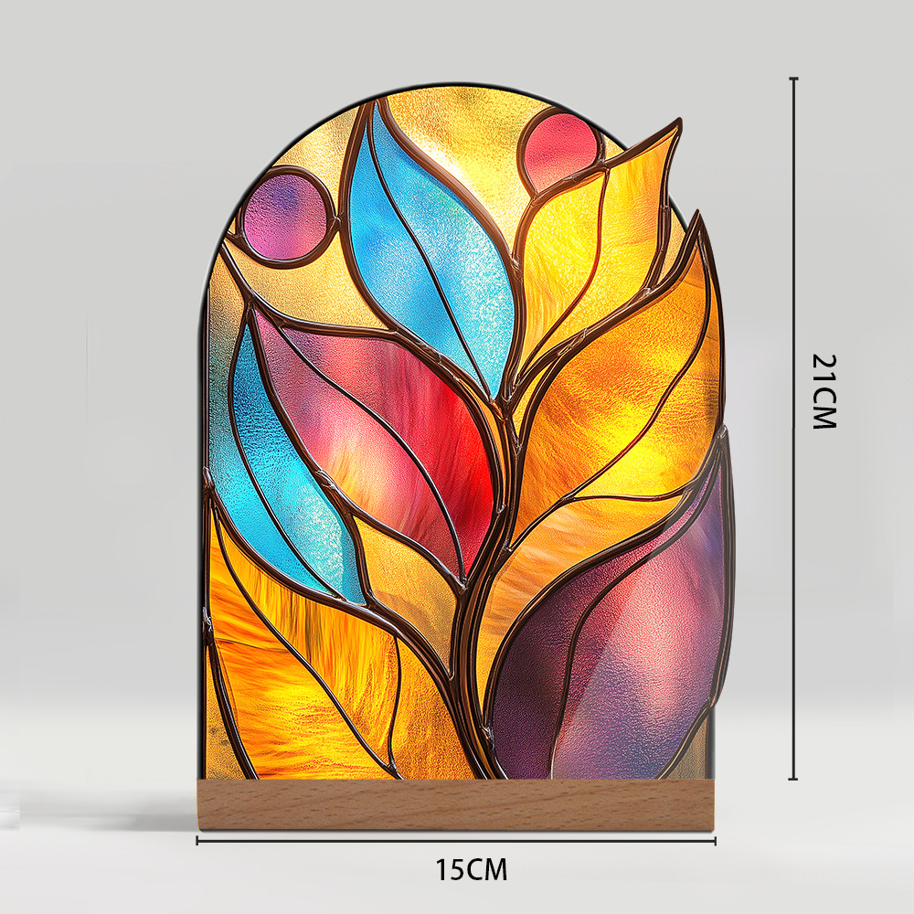 Plant Floral And Landscape Decorative Acrylic Ornaments With A Glass-like Texture - Image 23