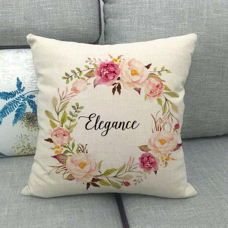 Painted pumpkin linen pillowcase - Image 6