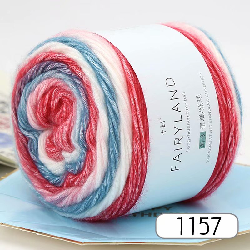 Gradient Cotton Thread Rainbow Hand Woven - Image 4