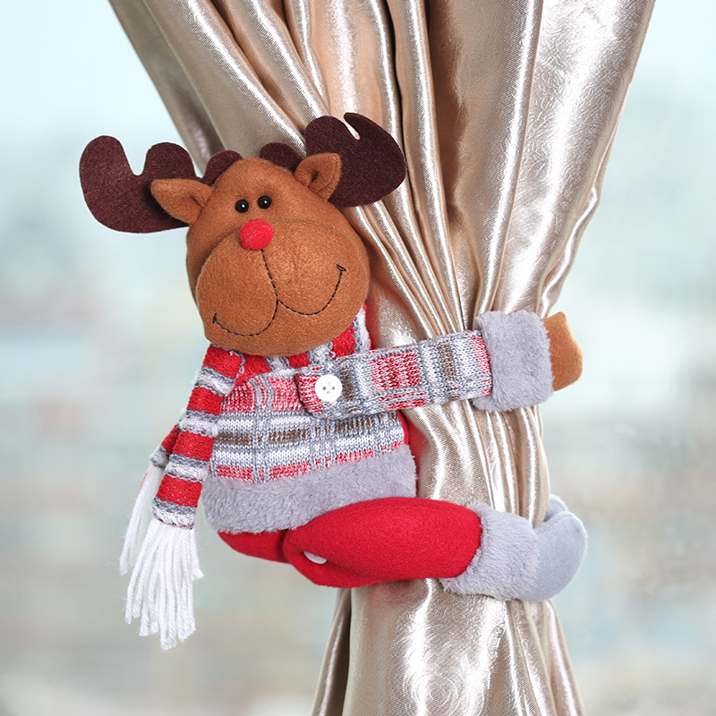 Christmas decorations forest elderly curtain buckle - Image 9