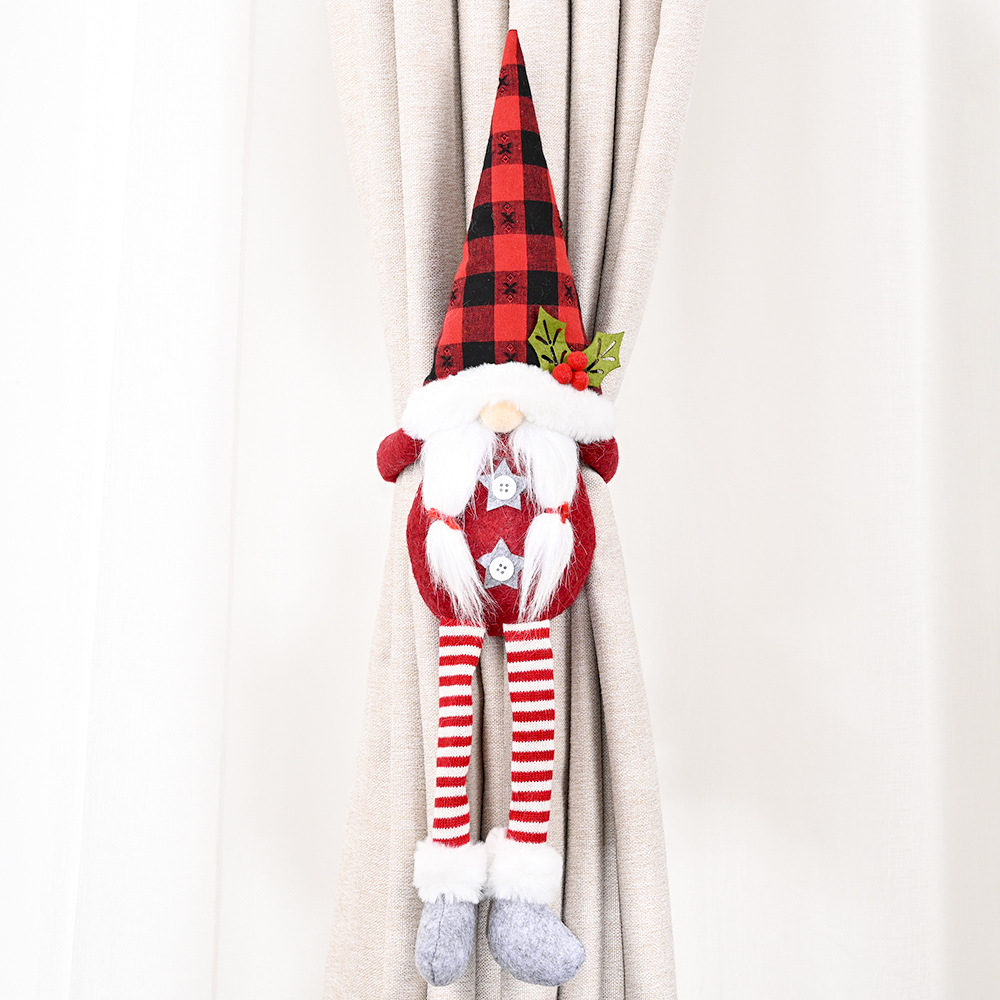 Christmas decorations forest elderly curtain buckle - Image 8