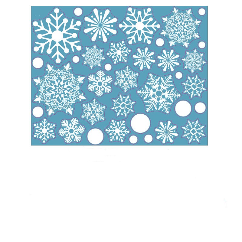 Static glass window Christmas and New Year glass stickers - Image 3
