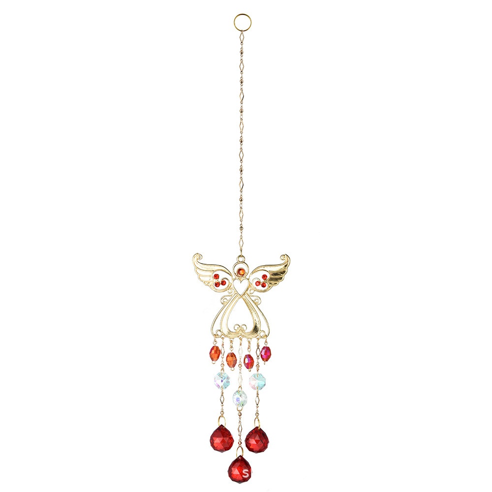 Multi-colored Angel Crystal Courtyard Light-capturing Ornaments For Balcony Windows