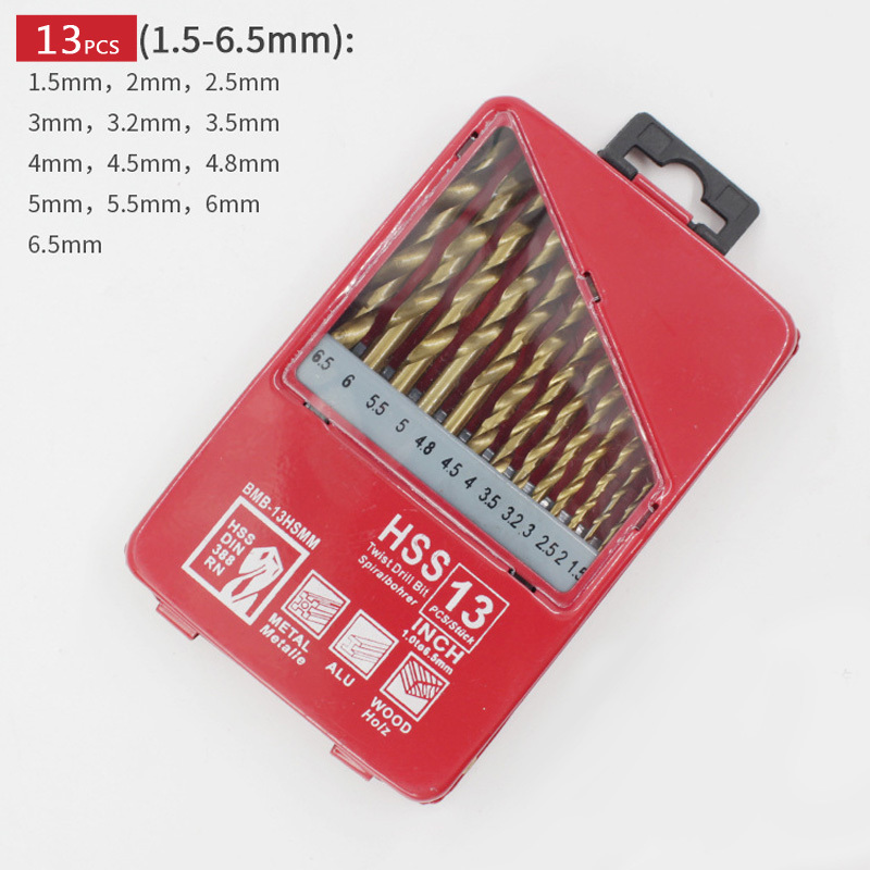 Twist drill set