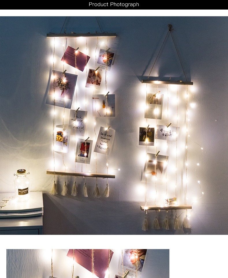 Net Red Photo Wall Pendant Creative Personality Twine Clip - Image 5