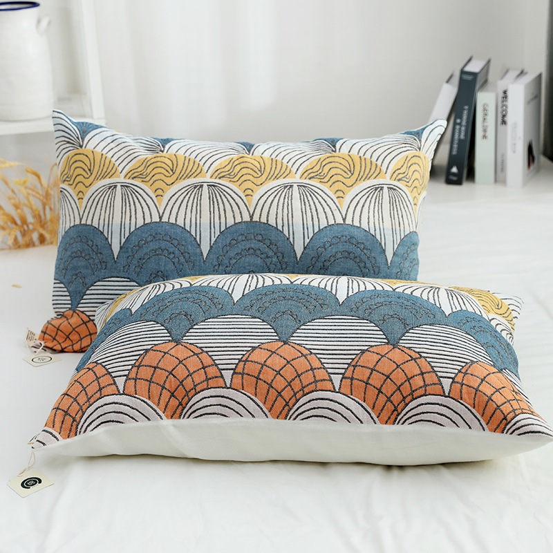 Cotton Three-layer Gauze Thickened Pillowcase - Image 5