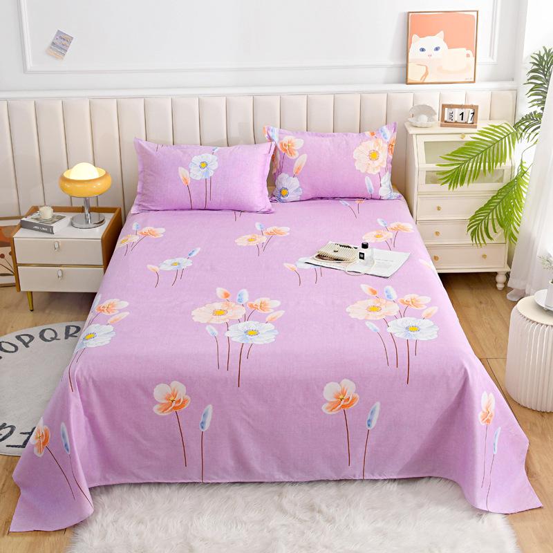 Skin-friendly Bed Sheet Brushed Bedspread