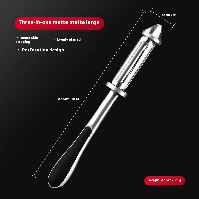 Zinc Alloy Household Multi-functional Double-sided Peeler