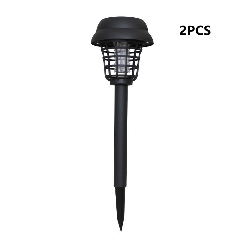 Cross-Border Solar Mosquito Killing Lamp Insecticidal WhiteLight Purple Outdoor Lawn Lamp LED Electronic Mosquito Repellent Lamp - Image 2