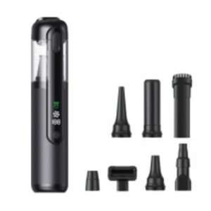 Green Light Dust-Detecting Handheld Car Vacuum Cleaner Wireless High-Suction Compact Portable Car Vacuum Cleaner For Vehicles