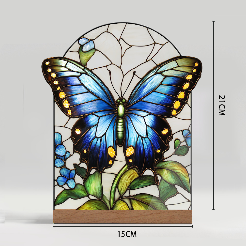 Plant Floral And Landscape Decorative Acrylic Ornaments With A Glass-like Texture - Image 4
