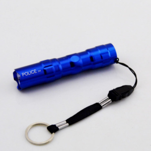 LED mini flashlight, aluminum alloy, strong light, small flashlight, 3W gift flashlight.