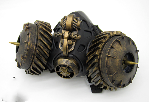 Steampunk gas mask face - Image 4