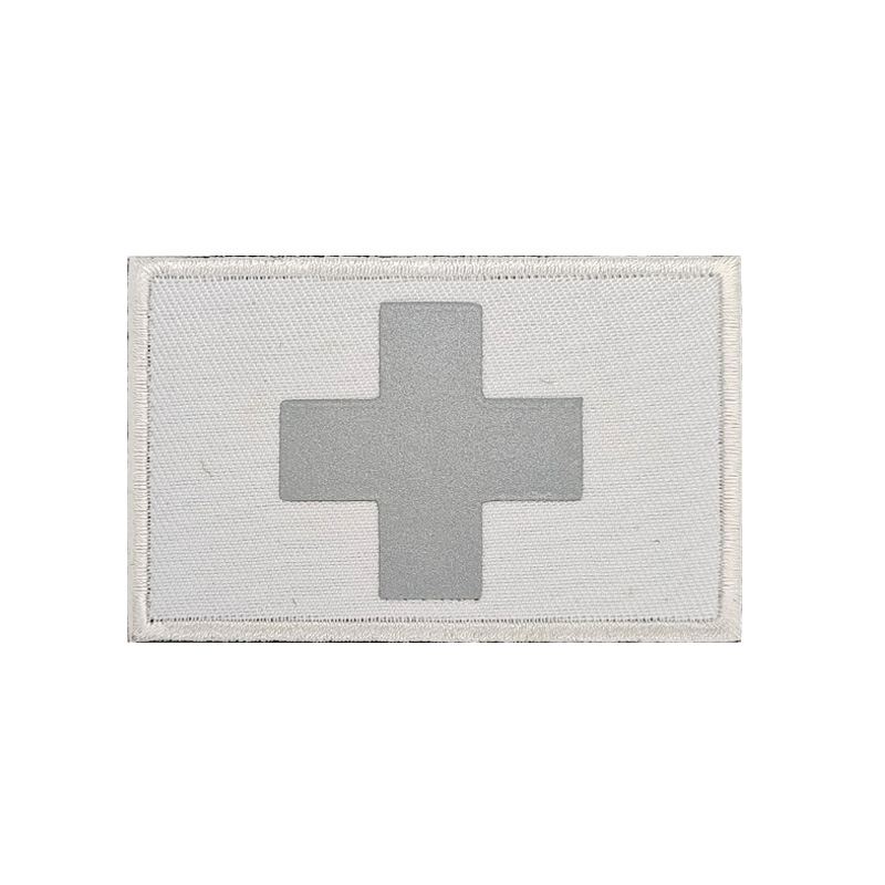 Red Cross Badge Medical First Aid Patch IR Reflective Embroidered Cloth Stickers - Image 7
