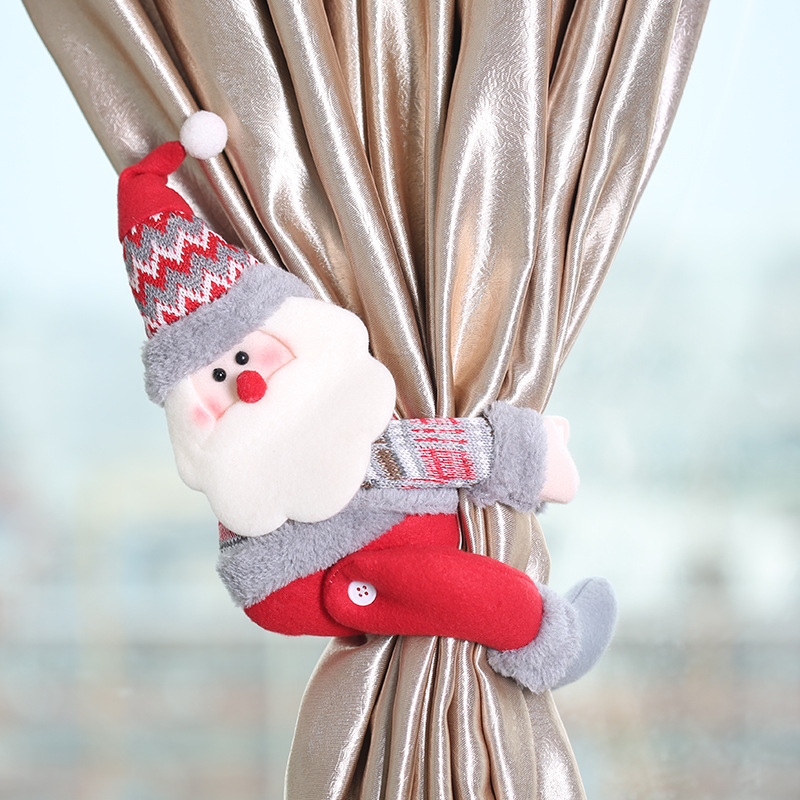 Christmas decorations forest elderly curtain buckle - Image 7
