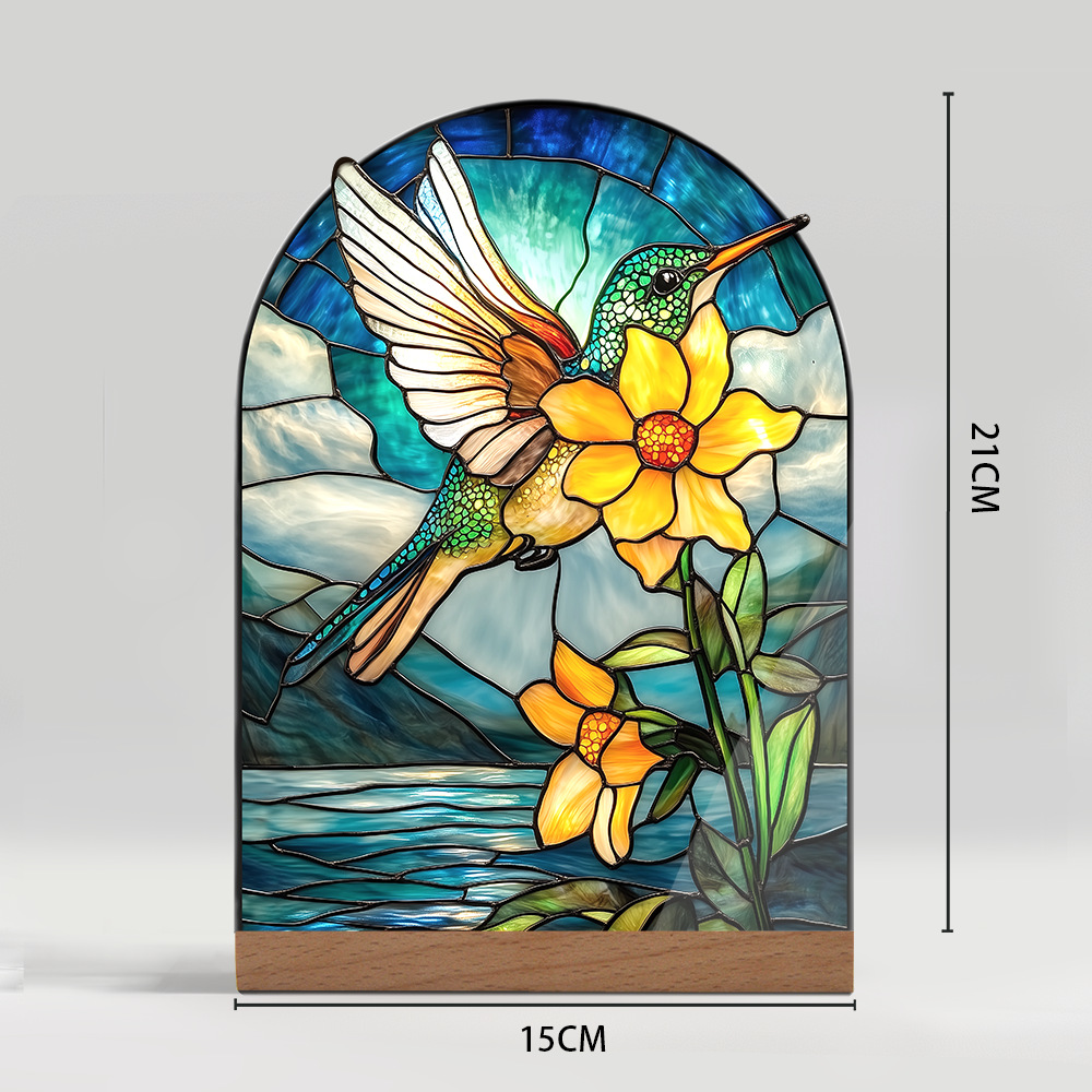 Plant Floral And Landscape Decorative Acrylic Ornaments With A Glass-like Texture - Image 3