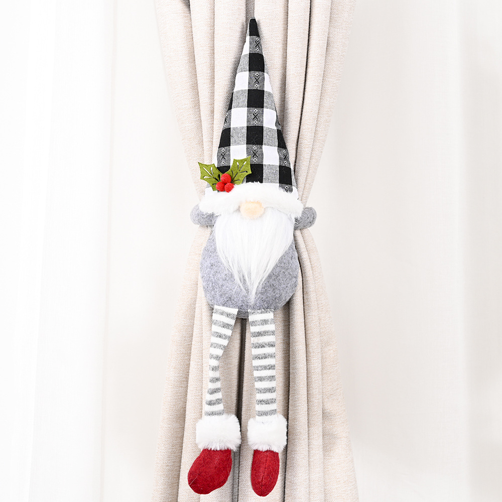 Christmas decorations forest elderly curtain buckle - Image 4