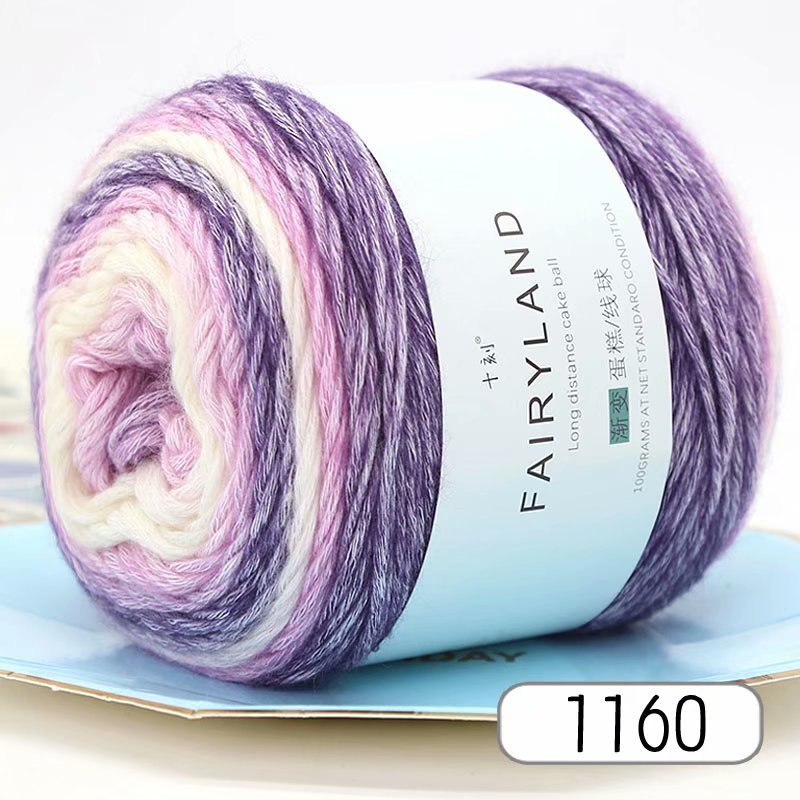 Gradient Cotton Thread Rainbow Hand Woven - Image 3
