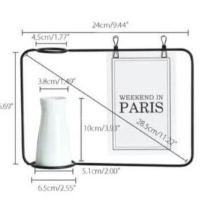 New Creative Iron Photo Frame Stand Postcard Clip Holder Home Decor Fashion Design Family Photo Frame