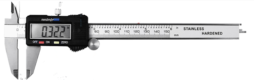 Stainless steel waterproof electronic digital display vernier caliper 0-150mm