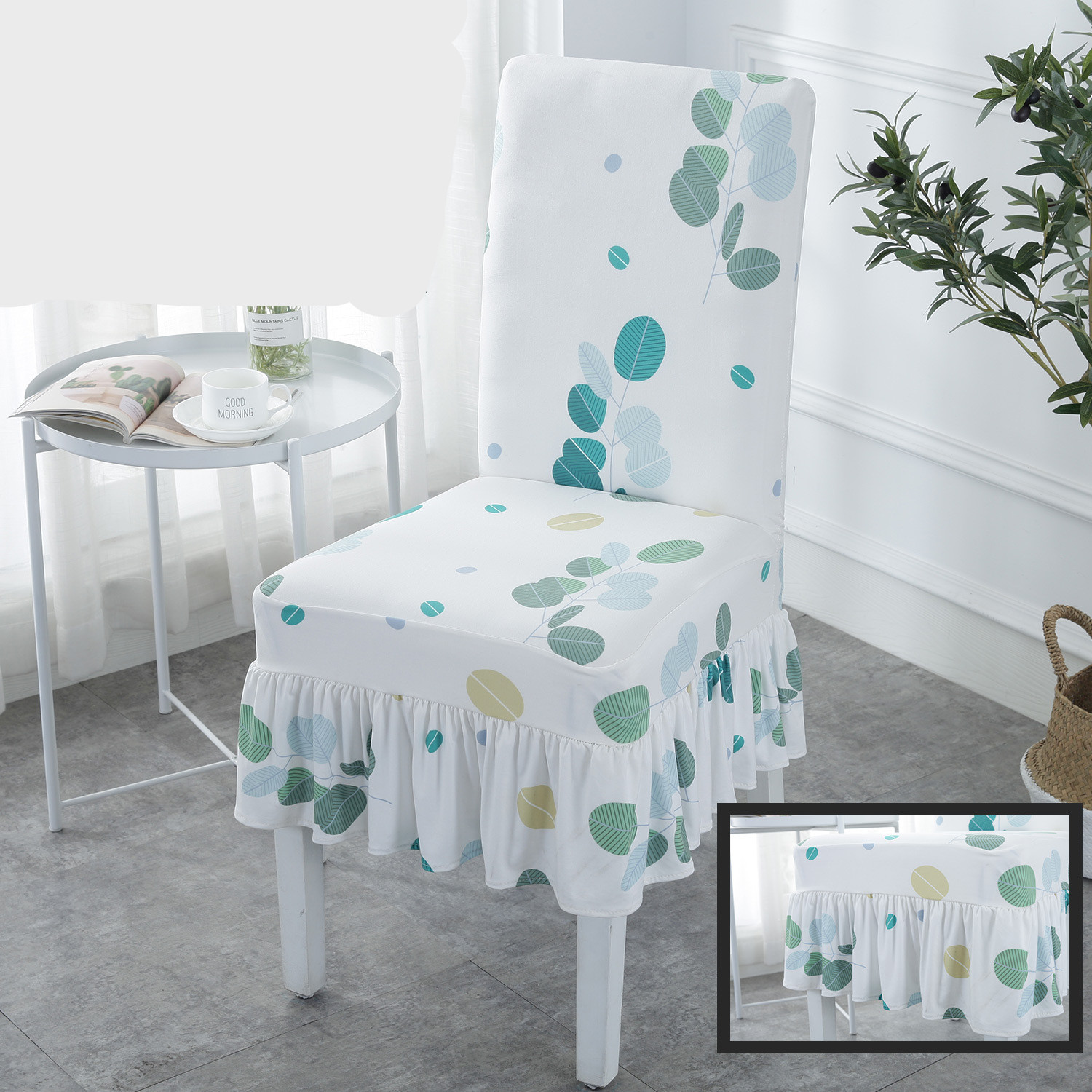 Universal stretch chair cover