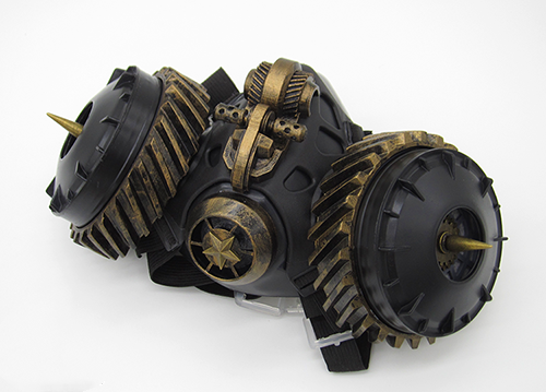 Steampunk gas mask face - Image 9