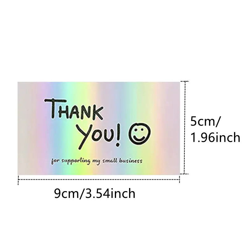 50 Sheetspack Laser Holographic Gift Card Greeting Card Gift - Image 2