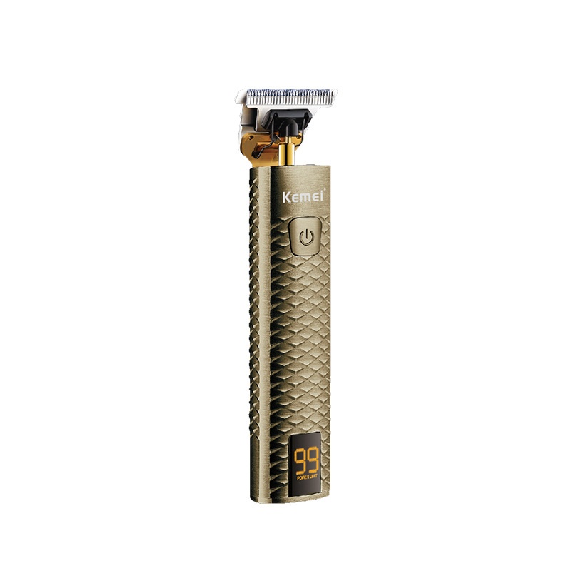 Diamond Mesh Engraving Body LC Digital Display High Power Oil Head Trim Hair Clipper - Image 2