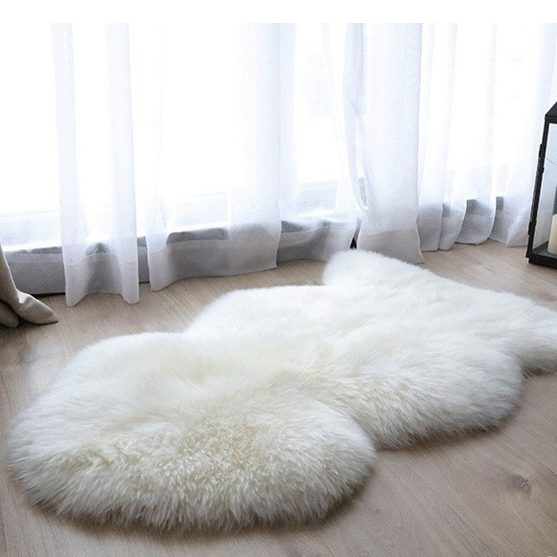 Fur Sofa Cushion Bay Window Mat Living Room Bedroom
